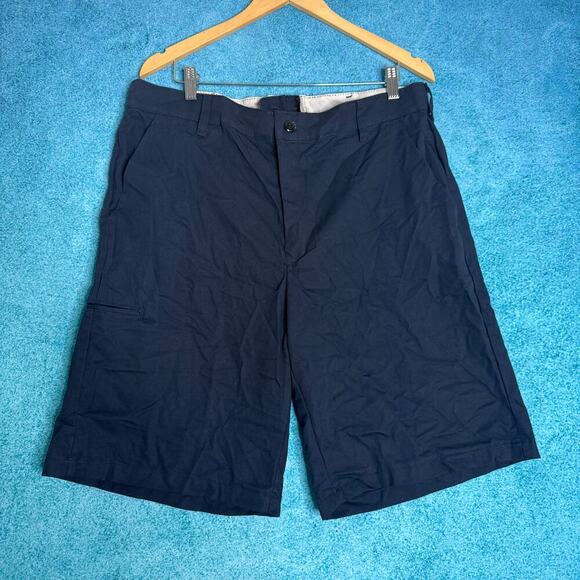 Red Kap Work Shorts Mens 38 Navy Blue Utility Industrial Workwear Made Mexico - Picture 1 of 15